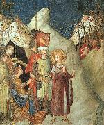 Simone Martini, St.Martin Renouncing the Sword